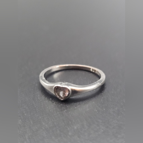 Silver heart ring. Size 6 from charmed - Picture 4 of 8